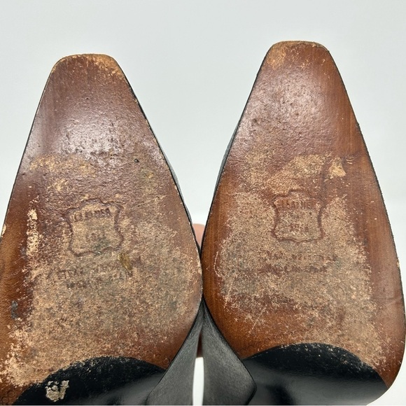 Stuart Weitzman Silver Slate Gray Shimmer Glitter Evening High Heels Size 8.5 C - Picture 10 of 13